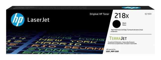 HP 218X Black Original LaserJet toner cartridge (W2180X), HP product photo